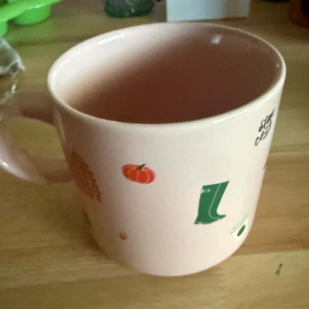 Starbucks x ban.do Pink Fall Mug | Pumpkin Tree‎ Cozy Icons